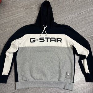 G-Star Raw Men’s Pullover Hoodie Size XXL Mens Color Block
